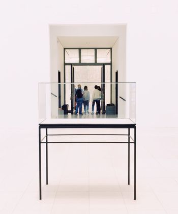 PEOPLE IN MODERN BUILDING