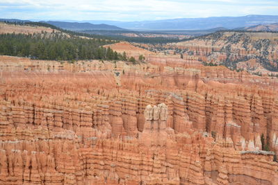 View of rock formations