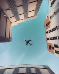 Low angle view of buildings against sky