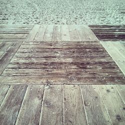 Close-up of wooden plank