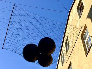 Low angle view of buildings against sky