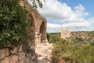 Old ruins against sky