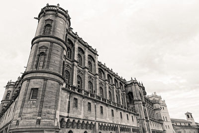 Low angle view of clock tower