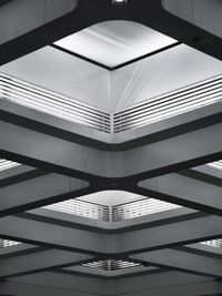 Low angle view of skylight