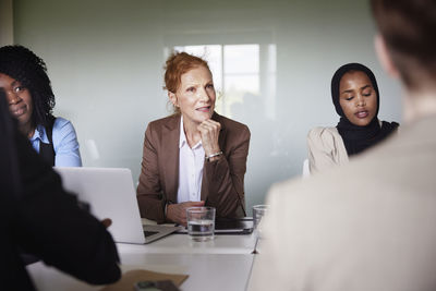 Business people at meeting