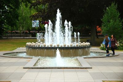 View of fountain