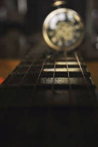 Close-up of guitar