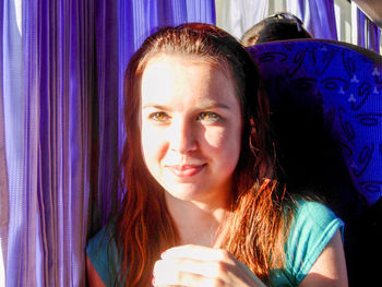 Portrait of a smiling young woman