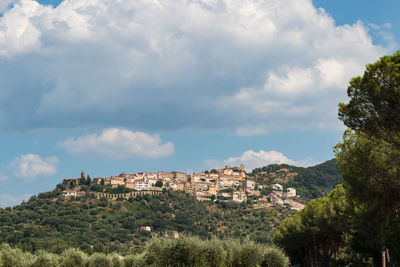 Buildings against sky