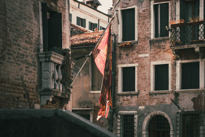 Low angle view of old building