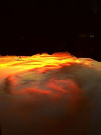 Scenic view of sky at night
