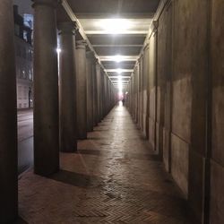 Illuminated corridor