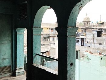 View of old building in city