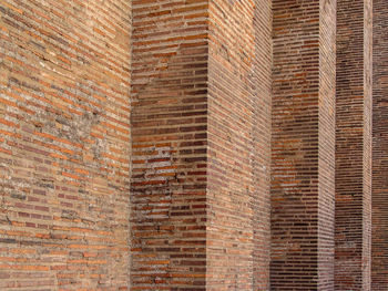 Full frame shot of brick wall building