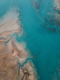 High angle view of swimming pool