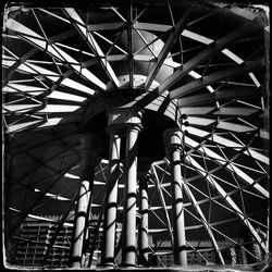 Low angle view of ceiling of building