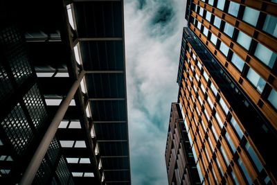 Low angle view of modern building