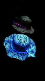 Close-up of over black background