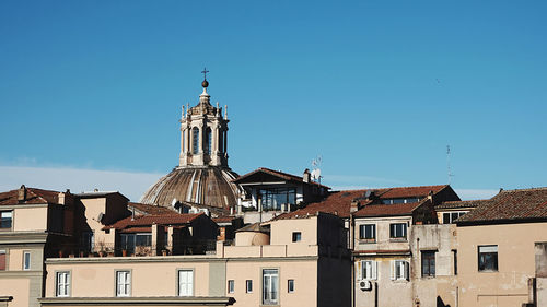 Buildings against sky in city