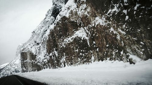 Snow covered landscape