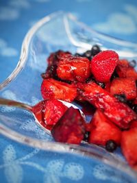 Close-up of strawberries