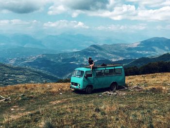 Vintage car on land