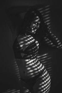 Young woman looking away