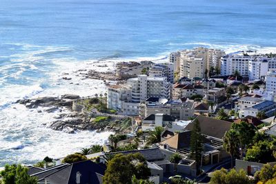 View of cape town coast