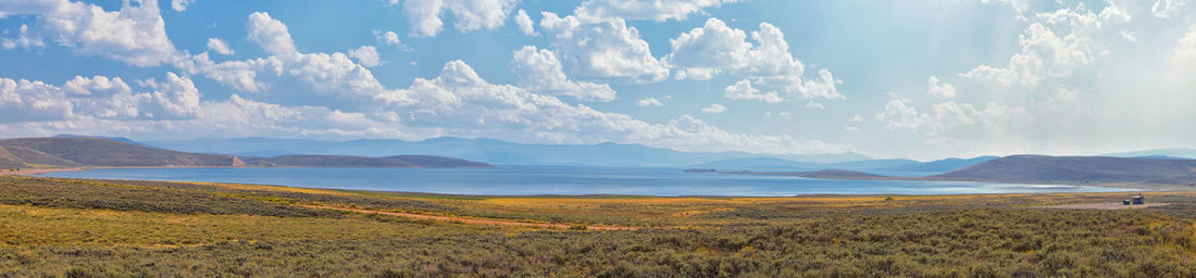 Strawberry reservoir bay highway 40 daniels summit heber  duchesne uintah basin, utah, usa.