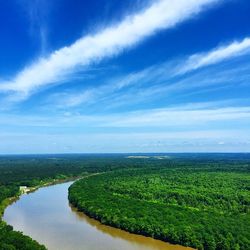 Scenic view of landscape against cloudy sky