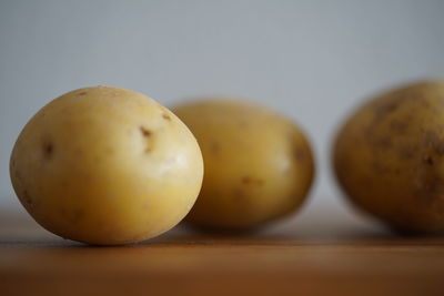 Close-up of fruits on table