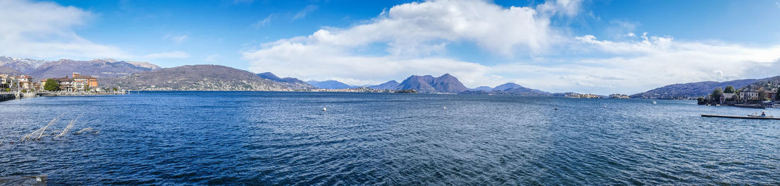 Panoramic view of sea against sky