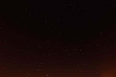 Low angle view of stars in sky