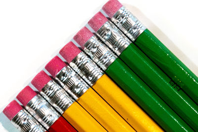 Close-up of multi colored pencils