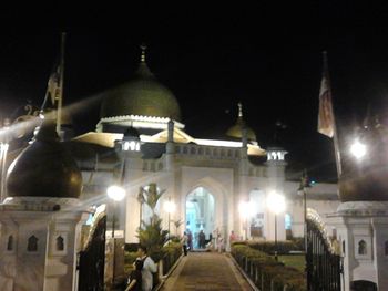 View of church at night