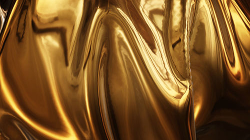 Full frame shot of yellow glass