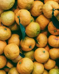 Full frame shot of lemons for sale