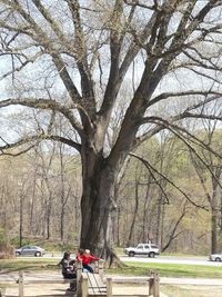 People in park