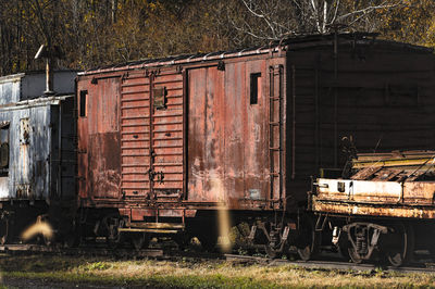 Train on railroad track