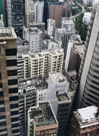 High angle view of cityscape