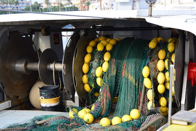 Various fruits in container