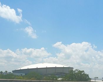 View of building against cloudy sky