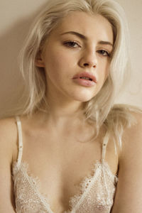 Portrait of young woman