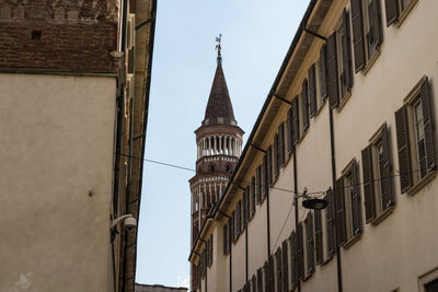 Low angle view of buildings against sky