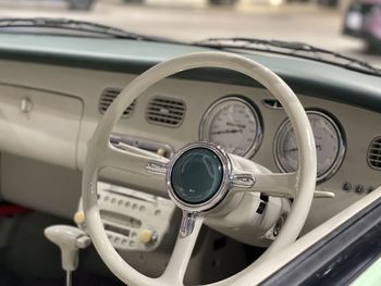 Close-up of vintage car