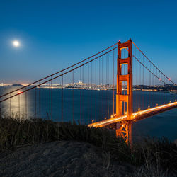 Golden gate bridge against sky