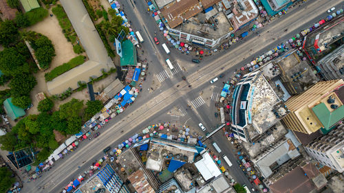 Aerial view of dar es salaam, tanzania