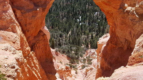 Scenic view of rock formation