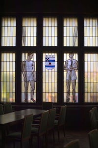 Interior of restaurant