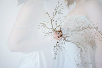 Close-up of young woman